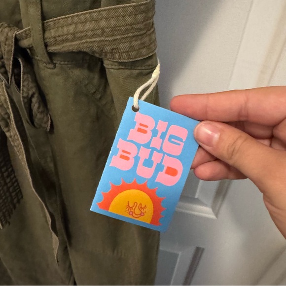 Big Bud Press Short Sleeve Jumpsuit in Green - Picture 6 of 9